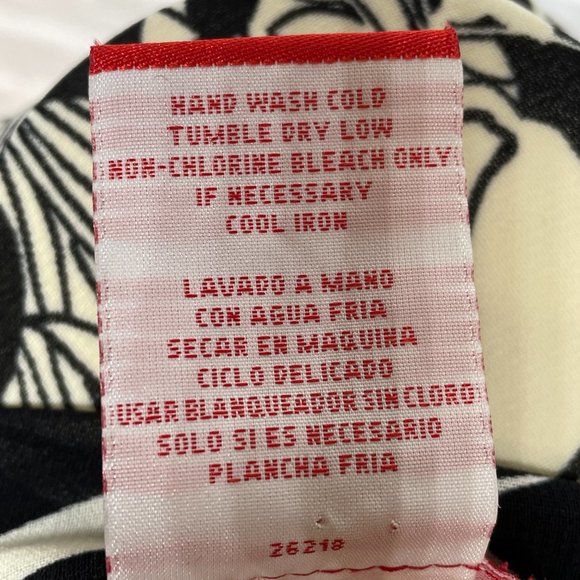 Oscar de la Renta Black and White Patterned Skirt - Picture 6 of 6